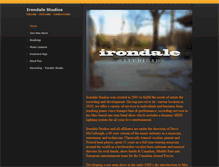 Tablet Screenshot of irondalestudios.com